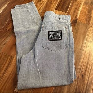 Rare Vintage ESPRIT SPORT Jeans with SILVERTONE WESTERN WORLD Patch. Size 11/12